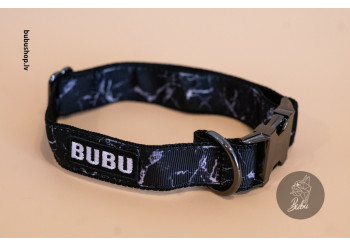 Dog collor - BLACK MARMOR